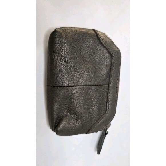 Cute Brighton Heart Bronze Pewter Leather Mini Coin Purse NWOT Sz 3" X 4" - Picture 2 of 3